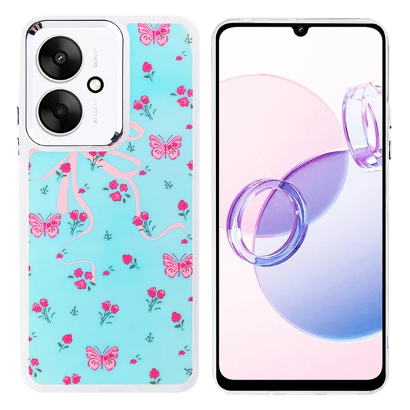 Moby Shop Poco C65 Kılıf Airbag özellikli ve Mini Figürlü Figuria Premium Silicone Case Cover ürün görseli 1