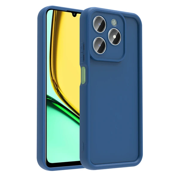 Moby Shop Realme C61 Kılıf Soft Toch Hissiyatlı Elastiq Silicone Premium Case Cover ürün görseli 1