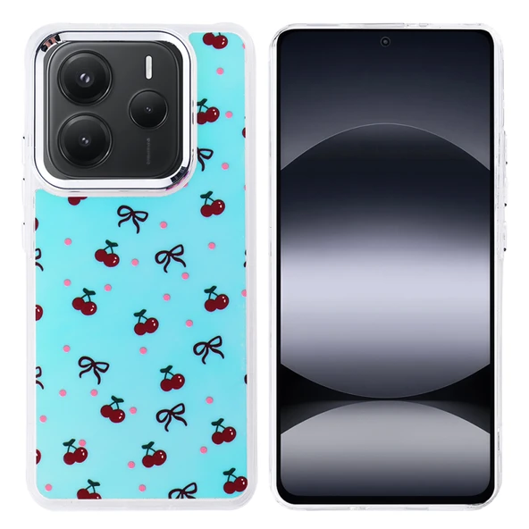 Moby Shop Redmi Note 14 5G Kılıf Airbag özellikli ve Mini Figürlü Figuria Premium Silicone Case Cover ürün görseli 1