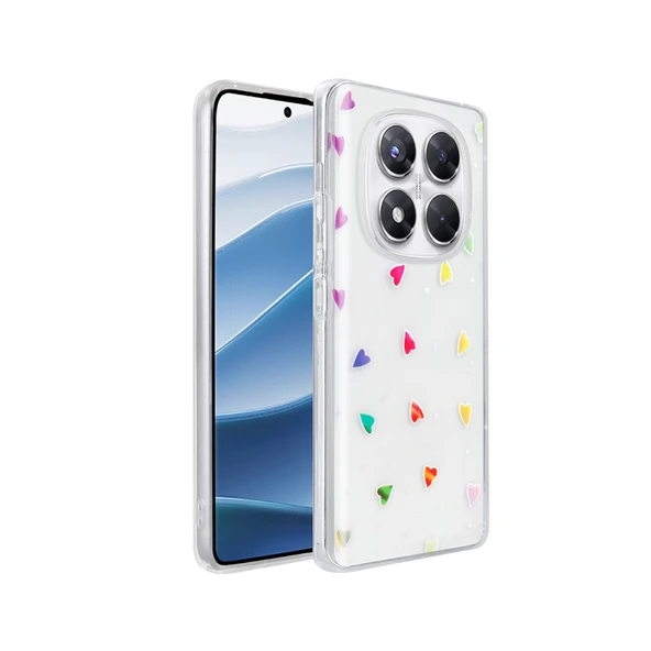 Moby Shop Redmi Note 14 Pro 4G Kılıf Şeffaf Figürlü Zarafet Sert Kapak ürün görseli 1