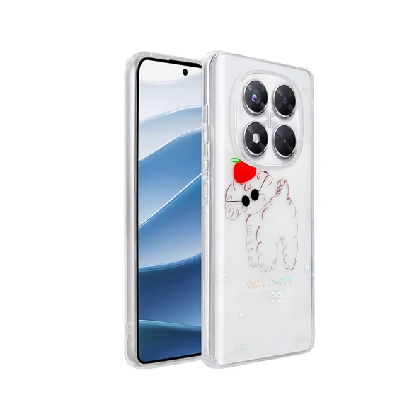 Moby Shop Redmi Note 14 Pro 4G Kılıf Şeffaf Figürlü Zarafet Sert Kapak ürün görseli 1