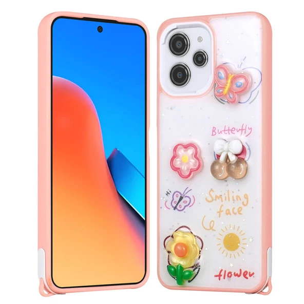 Moby Shop Redmi 12 4G Kılıf Lunessa Premium Figürlü Sert Silikon Kapak ürün görseli 1
