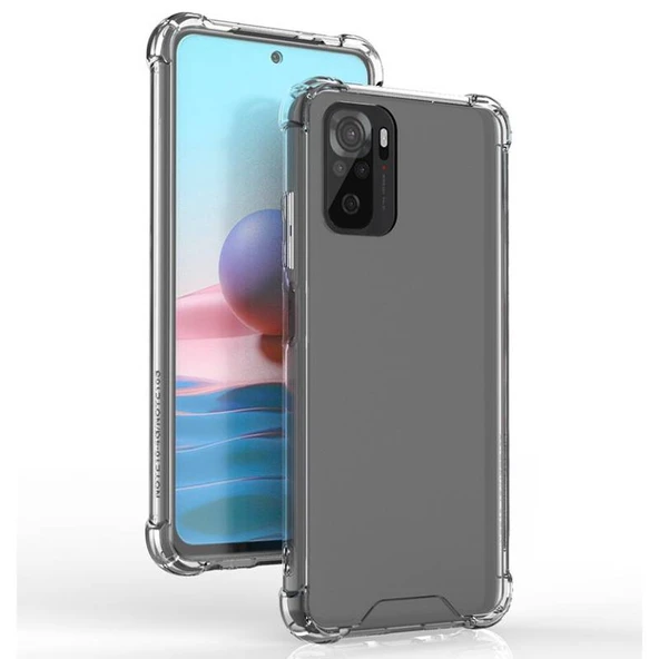 Moby Shop Redmi Note 10 Kılıf Şeffaf Köşe Korumalı Jellix Premium Şık Silikon Kılıf ürün görseli 1