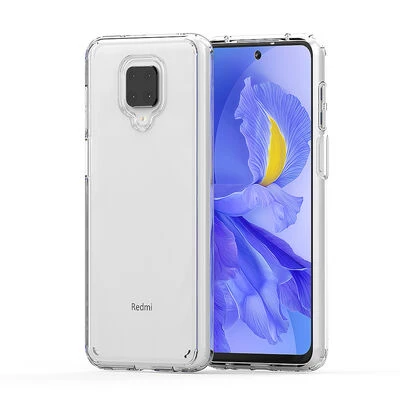 Moby Shop Redmi Note 9 Pro Kılıf Tam Koruma Sağlayan Ultra Sağlam Glazarm Premium Şeffaf Sert Silikon Kapak ürün görseli 1