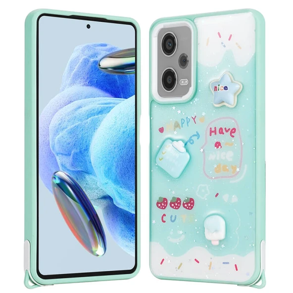 Moby Shop Redmi Note 12 Pro 5G Kılıf Lunessa Premium Figürlü Sert Silikon Kapak ürün görseli 1