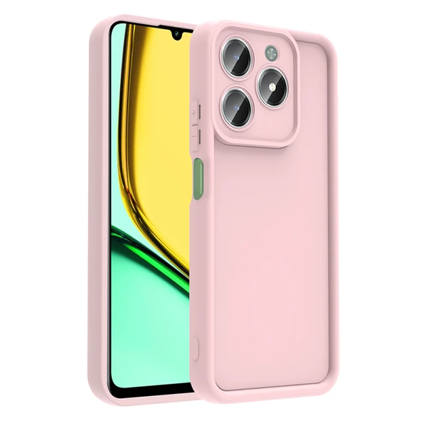 Moby Shop Realme C61 Kılıf Soft Toch Hissiyatlı Elastiq Silicone Premium Case Cover ürün görseli 1