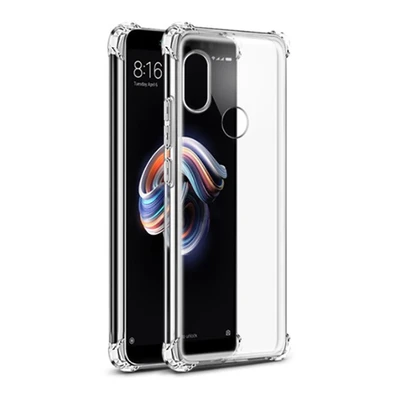 Moby Shop Xiaomi Mi A2 Lite Kılıf Şeffaf Köşe Korumalı Jellix Premium Şık Silikon Kılıf ürün görseli 1
