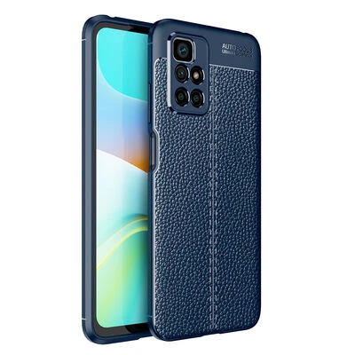 Royal Cover Redmi 10 Kılıf Deri Görünümlü Yüksek Kaliteli Premium Silikon Kapak RCV/Niss ürün görseli 1