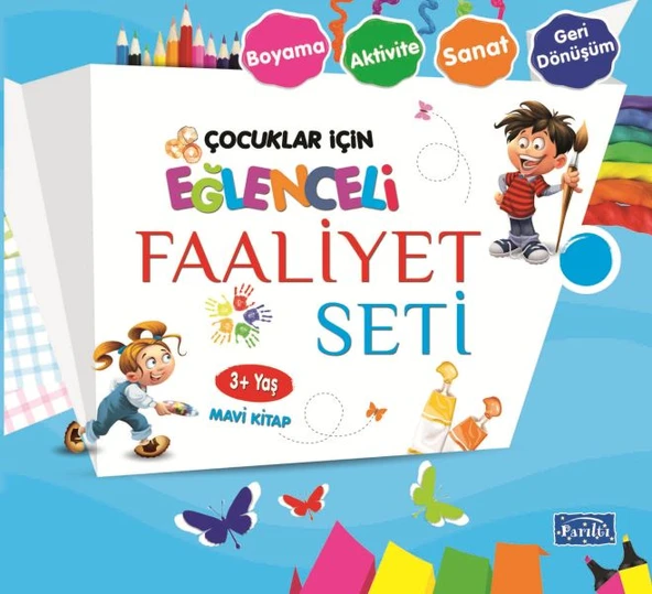 Eğlenceli Faaliyet Seti - Mavi Kitap - 3+ Yaş ürün görseli 1
