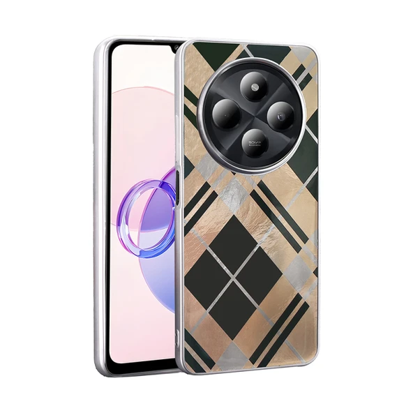 Moby Shop Redmi 14C 4G Kılıf Desen Detaylı Şık Leolüx Silicone Case Cover ürün görseli 1