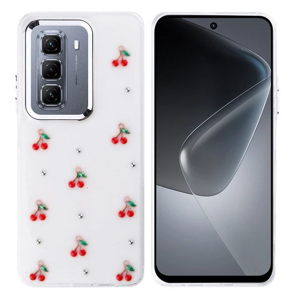 Moby Shop İnfinix Hot 50 4G Uyumlu Şık Mini Figürlü Ucay Premium Sert Silikon Kapak ürün görseli 1