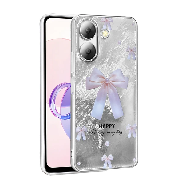 Moby Shop Poco C65 Kılıf Desen Detaylı Şık Leolüx Silicone Case Cover ürün görseli 1