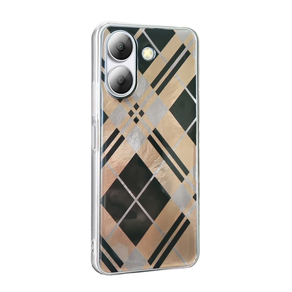 Moby Shop Redmi 13C Kılıf Desen Detaylı Şık Leolüx Silicone Case Cover ürün görseli 1