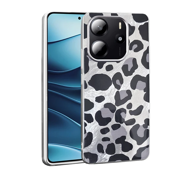 Moby Shop Redmi Note 14 4G Kılıf Desen Detaylı Şık Leolüx Silicone Case Cover ürün görseli 1