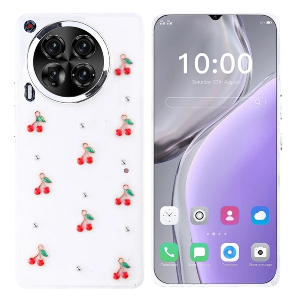 Moby Shop Tecno Camon 30 4G Uyumlu Şık Mini Figürlü Ucay Premium Sert Silikon Kapak ürün görseli 1