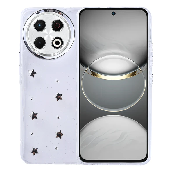 Moby Shop Tecno Spark 30 Pro Uyumlu Şık Mini Figürlü Ucay Premium Sert Silikon Kapak ürün görseli 1