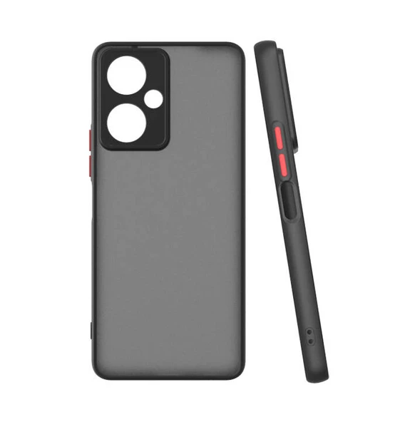 Moby Shop Tecno Camon 19 Pro Kılıf Kenarları Renkli arkası Mat Rexa Premium Silikon Kapak ürün görseli 1