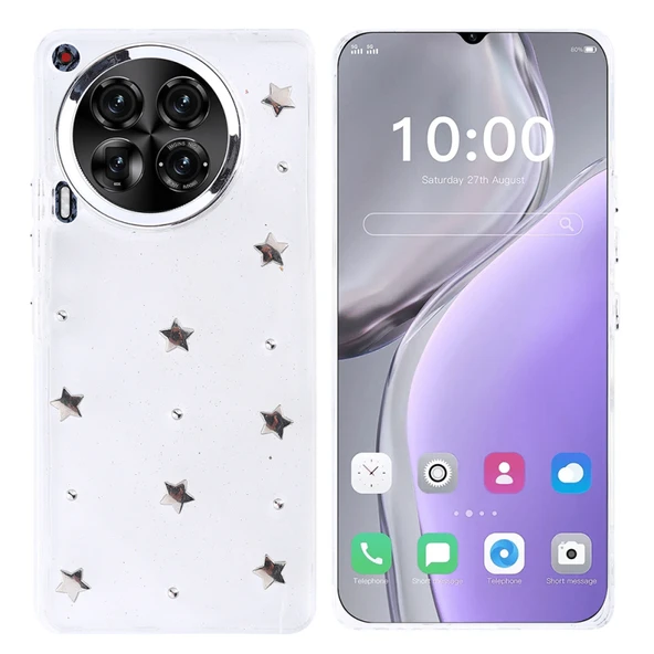 Moby Shop Tecno Camon 30 4G Uyumlu Şık Mini Figürlü Ucay Premium Sert Silikon Kapak ürün görseli 1