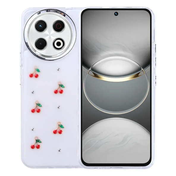 Moby Shop Tecno Spark 30 Pro Uyumlu Şık Mini Figürlü Ucay Premium Sert Silikon Kapak ürün görseli 1