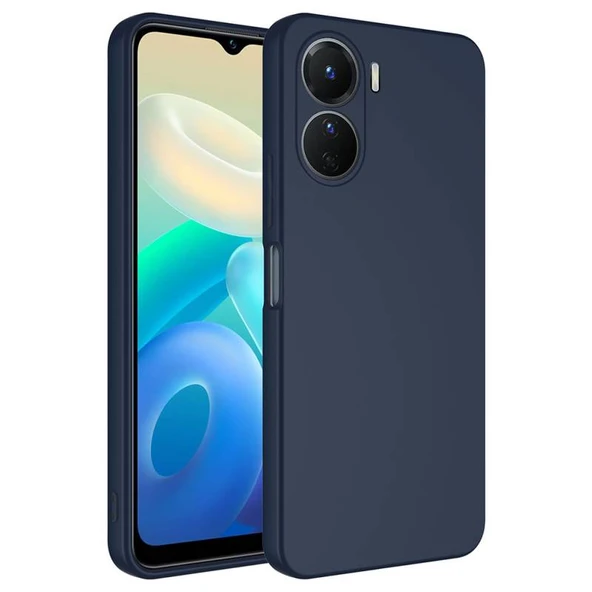 Moby Shop Vivo Y16 Kılıf Kılıf İçi Kadifeli Esnek Kadifon Lansman Premium Silikon Kılıf ürün görseli 1