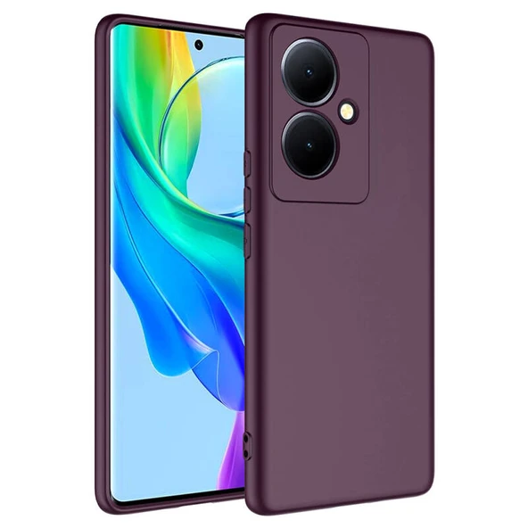 Moby Shop Vivo V29 Lite 5G Kılıf Kılıf İçi Kadifeli Esnek Kadifon Lansman Premium Silikon Kılıf ürün görseli 1