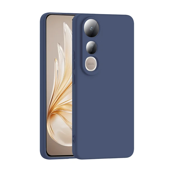Moby Shop Vivo V50 Lite 4G  Kılıf Kılıf İçi Kadifeli Esnek Kadifon Lansman Premium Silikon Kılıf ürün görseli 1