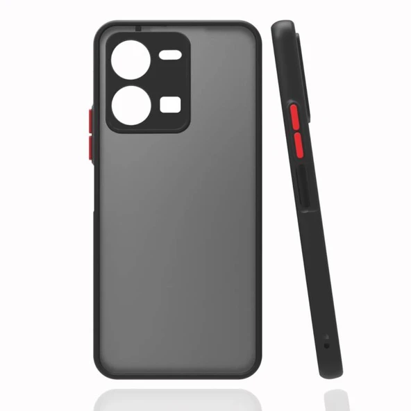 Moby Shop Vivo Y35 Kılıf Kenarları Renkli arkası Mat Rexa Premium Silikon Kapak ürün görseli 1