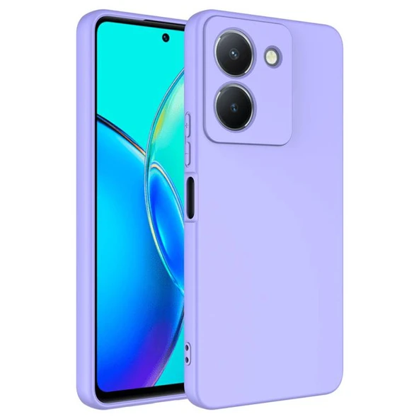 Moby Shop Vivo Y36 4G Kılıf Kılıf İçi Kadifeli Esnek Kadifon Lansman Premium Silikon Kılıf ürün görseli 1