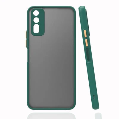 Moby Shop Vivo Y20S Kılıf Kenarları Renkli arkası Mat Rexa Premium Silikon Kapak ürün görseli 1