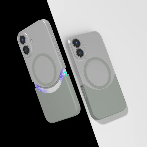Moby Shop İphone 16 Plus Ultra İnce Yapılı Çift Parçalı Siqurt Magsafe Sert Kapak ürün görseli 1
