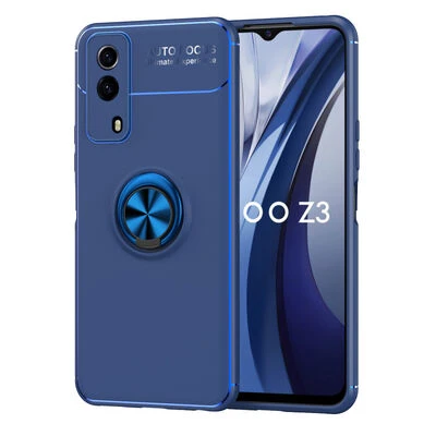 Moby Shop Vivo Y53S 4G Ultra Koruma Sağlayan Stand Özellikli RingGuard Yüzüklü Silikon Kılıf ürün görseli 1