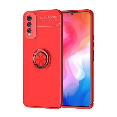 Moby Shop Vivo Y20S Ultra Koruma Sağlayan Stand Özellikli RingGuard Yüzüklü Silikon Kılıf ürün görseli 1