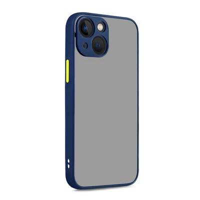 Moby Shop iPhone 13 Kılıf Kenarları Renkli arkası Mat Rexa Premium Silikon Kapak ürün görseli 1