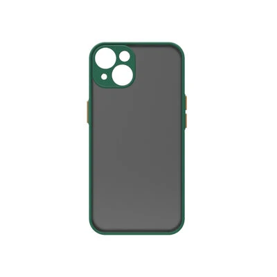 Moby Shop iPhone 14 Kılıf Kenarları Renkli arkası Mat Rexa Premium Silikon Kapak ürün görseli 1