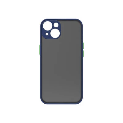 Moby Shop iPhone 14 Plus Kılıf Kenarları Renkli arkası Mat Rexa Premium Silikon Kapak ürün görseli 1