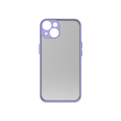 Moby Shop iPhone 14 Kılıf Kenarları Renkli arkası Mat Rexa Premium Silikon Kapak ürün görseli 1