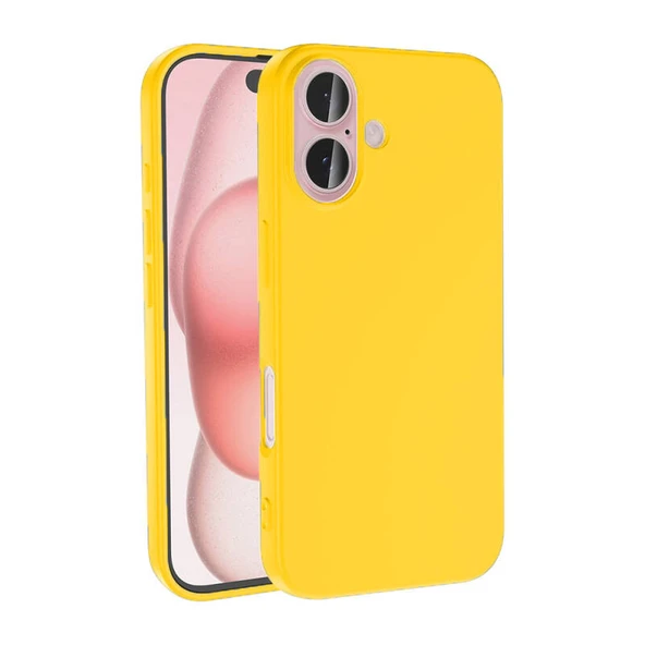 Moby Shop iPhone 16 Kılıf Kılıf İçi Kadifeli Esnek Kadifon Lansman Premium Silikon Kılıf ürün görseli 1
