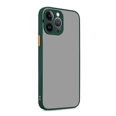Moby Shop iPhone 13 Pro Kılıf Kenarları Renkli arkası Mat Rexa Premium Silikon Kapak ürün görseli 1