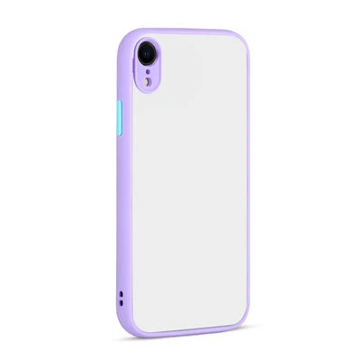 Moby Shop iPhone XR Kılıf Kenarları Renkli arkası Mat Rexa Premium Silikon Kapak ürün görseli 1