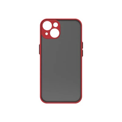 Moby Shop iPhone 14 Kılıf Kenarları Renkli arkası Mat Rexa Premium Silikon Kapak ürün görseli 1