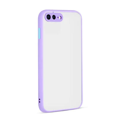 Moby Shop iPhone 8 Plus Kılıf Kenarları Renkli arkası Mat Rexa Premium Silikon Kapak ürün görseli 1