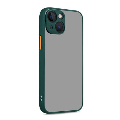 Moby Shop iPhone 13 Kılıf Kenarları Renkli arkası Mat Rexa Premium Silikon Kapak ürün görseli 1