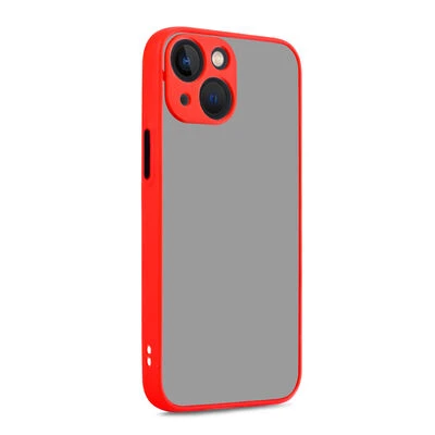 Moby Shop iPhone 13 Mini Kılıf Kenarları Renkli arkası Mat Rexa Premium Silikon Kapak ürün görseli 1