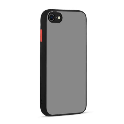 Moby Shop iPhone 7 Kılıf Kenarları Renkli arkası Mat Rexa Premium Silikon Kapak ürün görseli 1