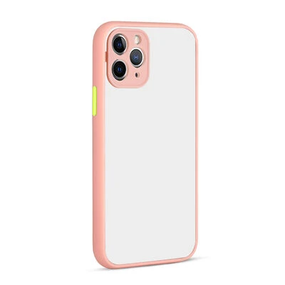 Moby Shop iPhone 12 Pro Max Kılıf Kenarları Renkli arkası Mat Rexa Premium Silikon Kapak ürün görseli 1