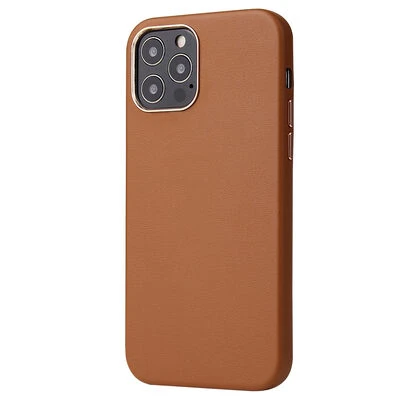 Moby Shop iPhone 12 Pro Kılıf Kamera Çerçeveli Pu Deri Deriva Premium Kapak ürün görseli 1