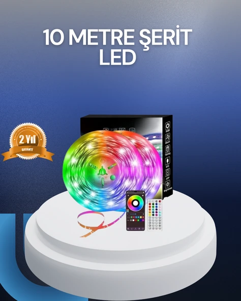10 Metre USB Smart Şerit Led Kumandalı Telefon Kontrollü ürün görseli 1