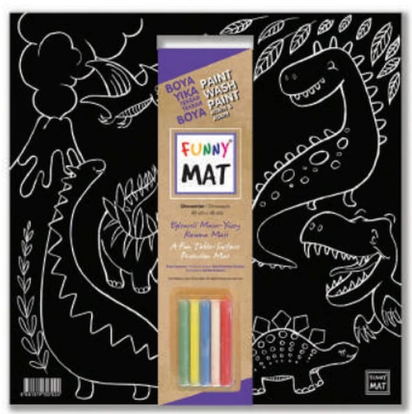 Funny Mat - Dinozorlar 40x40cm ürün görseli 1