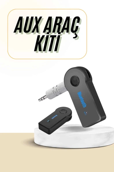 Bluetooth Araç Kiti Aux Çıkışlı  Telefon Müzik Alıcı Tüm Cihazlara Uyumlu ürün görseli 1