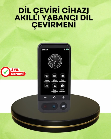 4.0 İnç Dokunmatik Ekranlı Akıllı Çeviri Cihazı ürün görseli 1